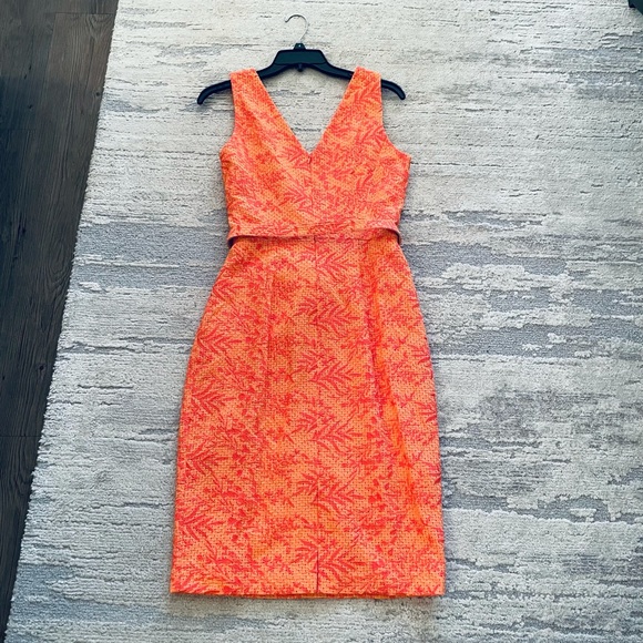 Antonio Melani Nala Belted Dress in Clementine - Picture 3 of 7